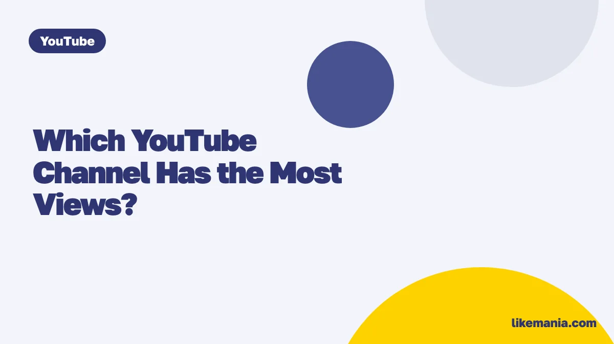 Which YouTube Channel Has the Most Views?. A ranking of four channels with avatars and bars by total views